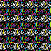 Abstract eye pattern. Projekt z dziedziny  Manager art, st, czn, Design, Pattern design, Projektowanie graficzne, Trad, c, jna ilustracja i Grafika wektorowa użytkownika María Rogles - 15.10.2017