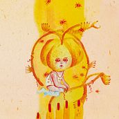 Calabacitas Dulces.. Editorial Design, and Traditional illustration project by Sara Alonso - 10.16.2017