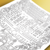 Color Book . Faber-Castell. Art Direction, Traditional illustration, and Advertising project by Sofia Bártolo - 01.01.2015