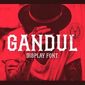 Gandul Font. T, and pograph project by Jorge Mercado - 11.07.2017