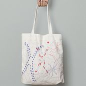 Tote Bag. Un proyecto de Br, ing e Identidad, Diseño, Diseño de complementos e Ilustración tradicional de Mercurial Indigo - 17.10.2017
