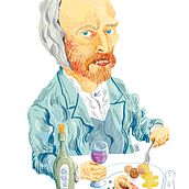 Van Gogh. Traditional illustration project by Marcelo Escobar - 10.01.2017