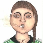 Hinchada. Traditional illustration project by Emilse Delgado - 10.19.2017