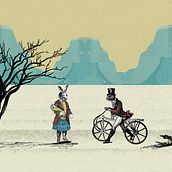 un caluroso día en el desierto. Traditional illustration project by Erick Herrera Velasco - 10.19.2017