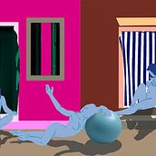 Tarde soleada. Traditional illustration project by Erick Herrera Velasco - 10.19.2017