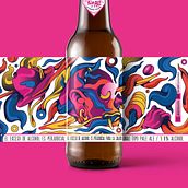 Cerveza ilustrada. Traditional illustration project by Daniel Villanueva - 10.21.2017