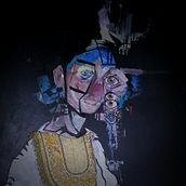 Payaso 1. Een project van  Beeldende kunst y Schilderij van Alberto Martinez Romero - 22.10.2017