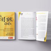 Programa de mano para gala benéfica RTVE. Design, Editorial Design, and Graphic Design project by Raquel Sedano - 10.23.2017