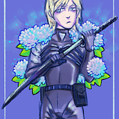Raiden. Een project van Traditionele illustratie van Abril Morales - 20.10.2017