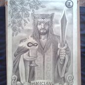 TAROT. Fine Arts, Comic, Character Design, and Traditional illustration project by Luis Marval - 10.10.2017