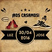 INVITACIÓN DE BODA - Luz & Jose - Rock 'n' Roll!  . % Irene Ibáñez Gumiel tarafından hazırlanan Tasarım, Grafik Tasarım, Geleneksel illüstras, Ve on projesi - 10.23.2017