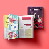 :animum Magazine #1. Een project van 3D, Animatie,  Ontwerp, Redactioneel ontwerp, Grafisch ontwerp, Traditionele illustratie, Vectorillustratie y  Art direction van Ángel Vera - 14.09.2017