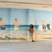 CONCURS MURAL PALAMÓS GENT GRAN. Street Art project by Montse Català - 07.25.2017
