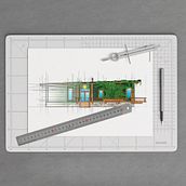 Brainstorming para la realización de un hogar prefabricado y sostenible. 3D, Architecture, Interior Architecture, Graphic Design, and Vector Illustration project by Jose Martinez Fernandez-Pacheco - 10.24.2017