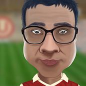 Ilustracion - Caricatura Digital. Design, Graphic Design, and Traditional illustration project by LUIS CARDENAS - 01.15.2017
