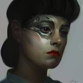 Rachael - Blade Runner. Un proyecto de Diseño de personajes e Ilustración tradicional de Jose Barrero - 01.02.2017