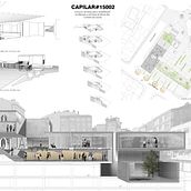 Concurso de arquitectura: Rehabilitación mercado y plaza de Monte Alto, A Coruña. Un proyecto de Arquitectura de Judith García Puerto - 04.11.2016