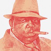 The Notorious B.I.G. Ein Projekt aus dem Bereich Bildende Künste und Traditionelle Illustration von Jon Ander Torres - 27.10.2017