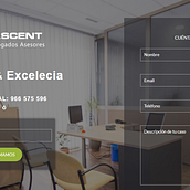 Landing page para Ascent. Un progetto di Web development e Web design di Maylin Sanabria - 28.10.2017