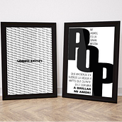 Posters tipográficos . Un proyecto de Diseño gráfico de Mariana Alemanno - 28.10.2016