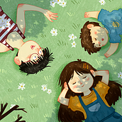 Summer Memories Ein Projekt aus dem Bereich Bildende Künste, Design von Figuren und Traditionelle Illustration von Marina Pérez Luque - 29.10.2017