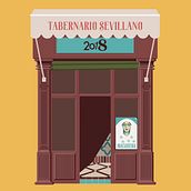 El Tabernario. Art Direction, Graphic Design, Traditional illustration, and Vector Illustration project by Miguel Ferrera García - 10.30.2017
