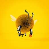 Mascota curso de Zigor Samaniego: De cero a render con Cinema 4D . % Juan David Gallón Muñoz tarafından hazırlanan 3D projesi - 10.31.2017