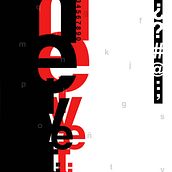 afiche tipográfico . Design gráfico projeto de Andrea Perla - 02.11.2017