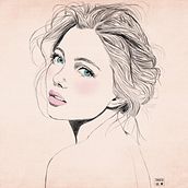 Retrato. Un projet de Illustration traditionnelle de CRISTINA BRUALLA - 01.09.2017