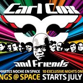 Carl Cox . Space Ibiza. Un proyecto de Diseño gráfico de paolanosbookings - 03.11.2003