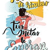 Metas. Traditional illustration, and Lettering project by Juan Palacios - 11.05.2017