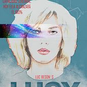 Lucy, de Luc Beson. Cartel de Cine.. Traditional illustration project by David López - 11.06.2017