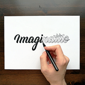 Imaginattio - Identity. Br, ing, Identit, Calligraph, Art Direction, Graphic Design, Lettering, T, and pograph project by Pablo Tradacete - 11.07.2017