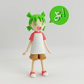Diseño de personajes en Cinema 4D: Yotsuba!. 3D project by Paula Sánchez Marqués - 11.09.2017