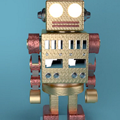 Robot. 3D, Design, To, and Design project by Raquel - 11.07.2017