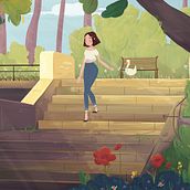 Slices of Summer - Trozos de Verano. Animation, and Traditional illustration project by Yoss Sánchez - 11.08.2017