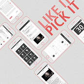 Pick It App Ein Projekt aus dem Bereich Grafikdesign von Liliana Serguera Pérez - 08.11.2017