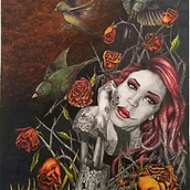 Muerte. Fine Arts, Design, and Traditional illustration project by Alejandro Saéz - 11.09.2017