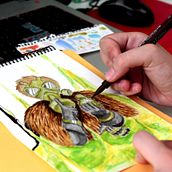 Ilustración. Projekt z dziedziny  Sztuki piękne, Trad, c i jna ilustracja użytkownika Leonor Jiménez Puerta - 10.11.2017