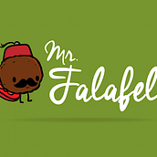 Branding | Mr. Falafel. Br, ing, Identit, and Web Development project by by Andrea Suarez - 04.09.2017