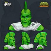 Mi Proyecto del curso: Modelado de personajes en 3D. 3D project by Daniel Carrillo - 11.13.2017
