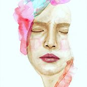 Mi Proyecto del curso: Retrato ilustrado en acuarela. Un progetto di Illustrazione tradizionale di Gabriela Mar - 15.11.2017