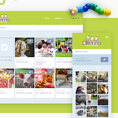 Kinder Webapp. Interactive Design, and Web Design project by Laura España - 11.16.2017