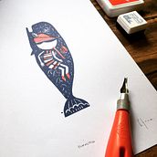 Pinocho. Art Direction, and Traditional illustration project by Pablo Choca - 11.19.2017