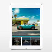 Branded content  Mini Cabrio. Br, ing, Identit, Graphic Design, Interactive Design, Advertising, UX / UI, and Video project by Elena Sánchez Blázquez - 11.19.2017