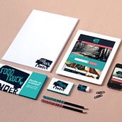 Food Truck Finder. Br, ing, Identit, Graphic Design, and Web Design project by Noa - 01.14.2017