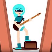 Videoclip del tema "Rayo y Trueno" del grupo ARDE. Animation, Character Design, and Motion Graphics project by maría robles afuera - 02.16.2017