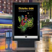 Cartel para Festival Extramurs de Distrito 008, VIII edición / 2018. Un proyecto de Arte urbano, Collage, Diseño, Diseño gráfico, Eventos, Papercraft, Pintura y Publicidad de Alina Budiak - 08.11.2017