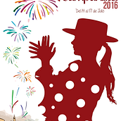 Cartel Feria de Campanillas 2016. Een project van  Ontwerp, Grafisch ontwerp y Traditionele illustratie van Vanesa Bueno Sánchez - 22.06.2016