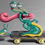 Speed Limit . Un proyecto de Ilustración tradicional de Alan Alfaro Dávalos - 10.10.2017